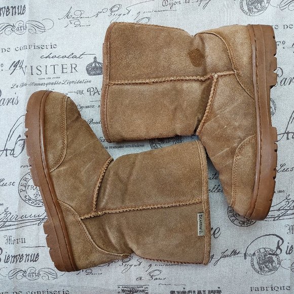 BearPaw Women's Elle Short Hickory Water Resistant Winter Boots - Picture 2 of 11